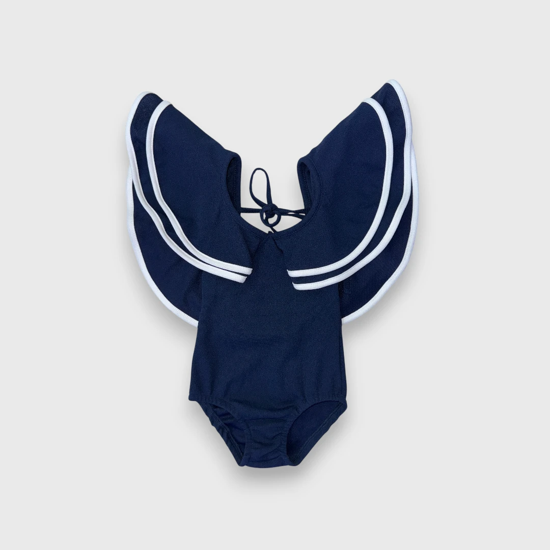 Темно-синий купальник для девочек