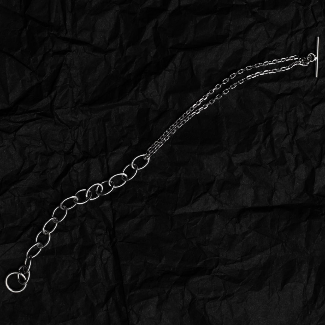 Браслет с крупными звеньями