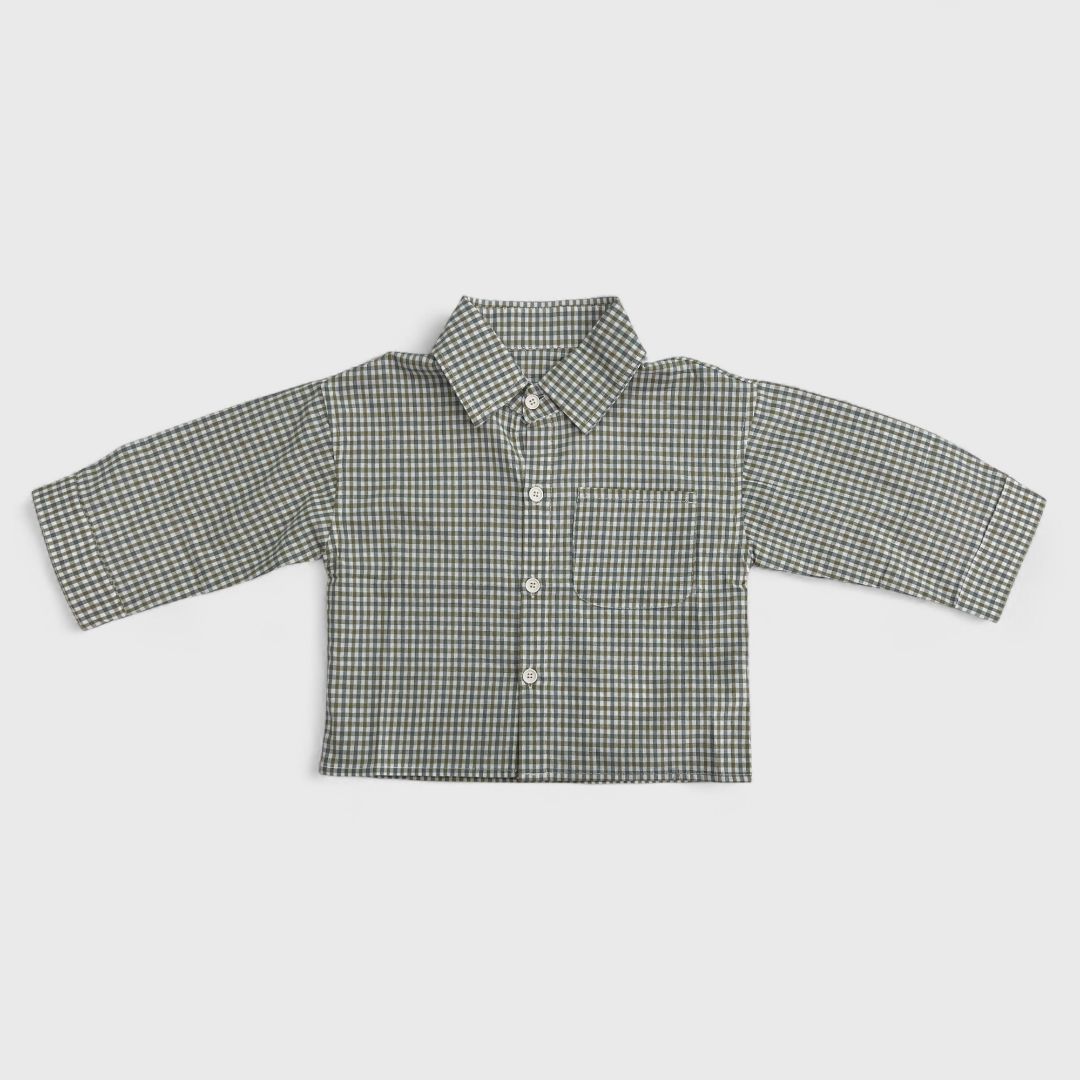 Зеленая рубашка