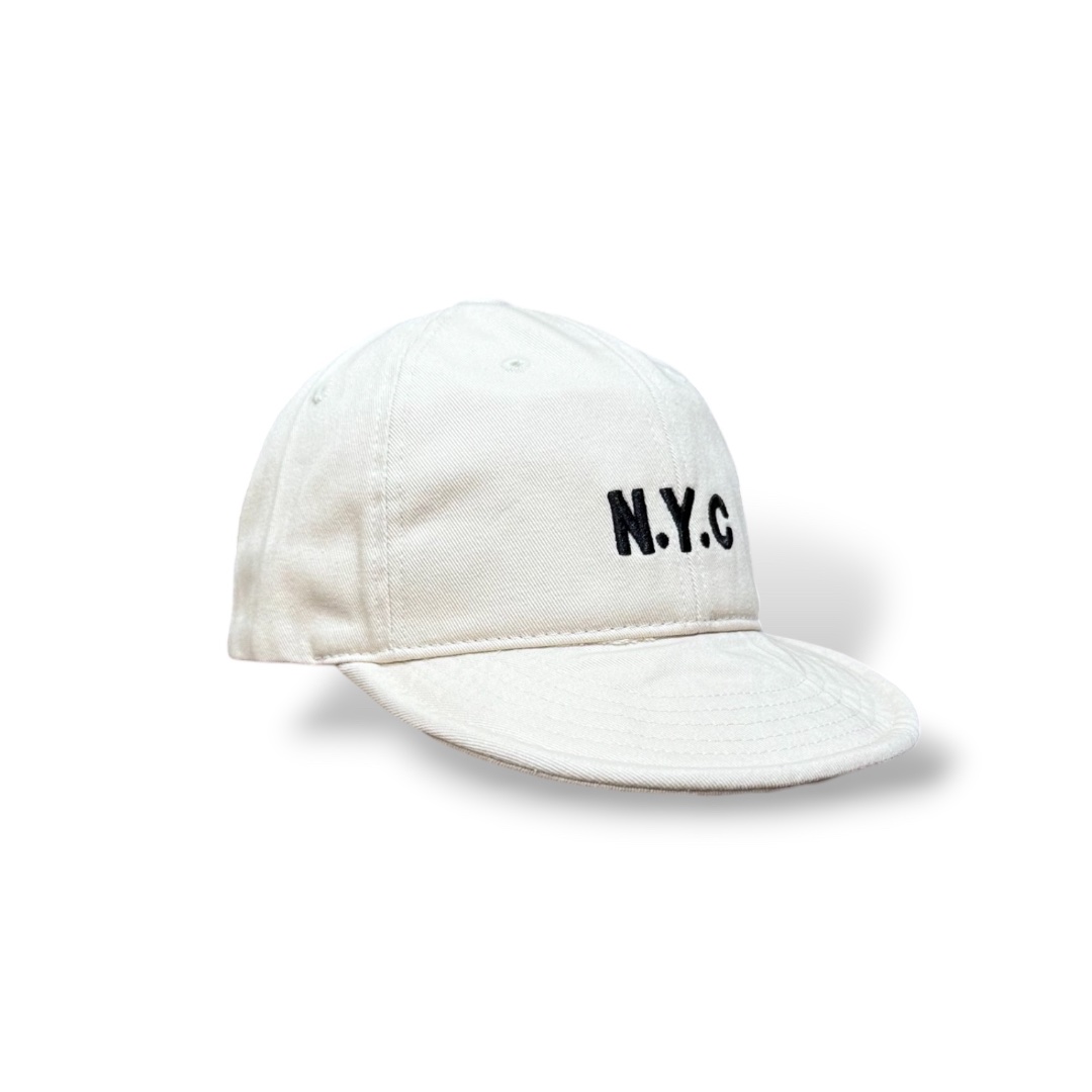 Бежевая кепка с логотипом N.Y.C