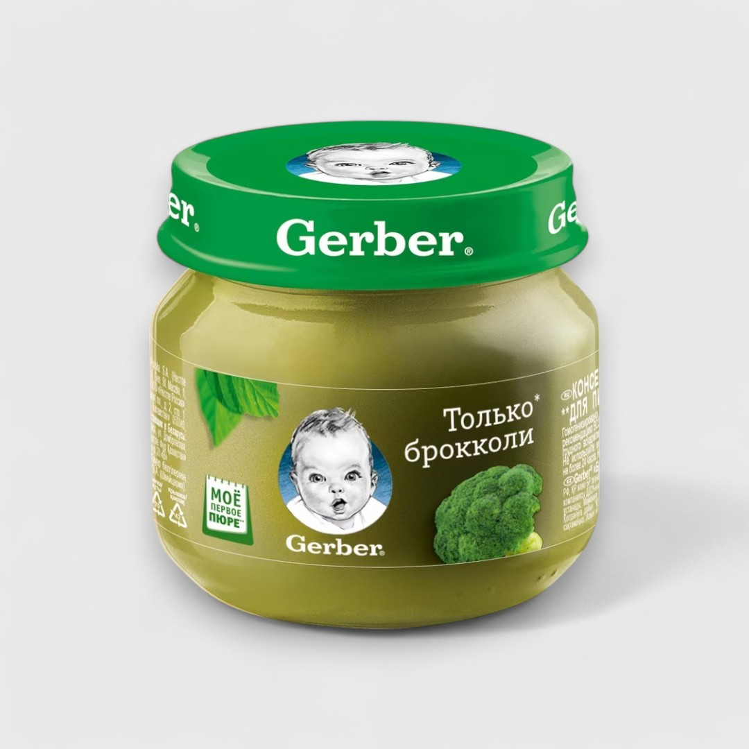 Gerber зеленый только брокколи 80 г