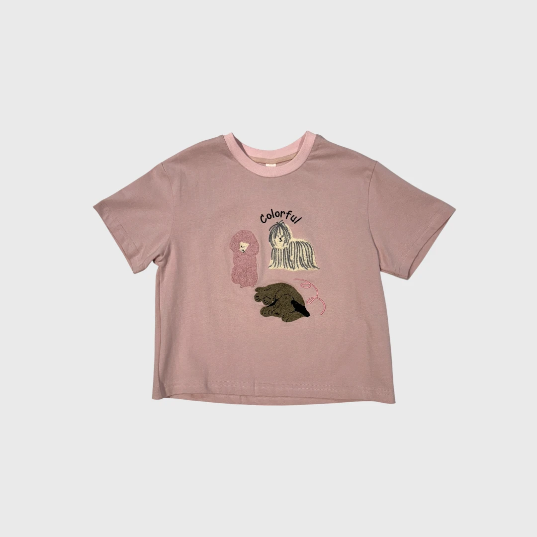 Розовая футболка (хлопок)