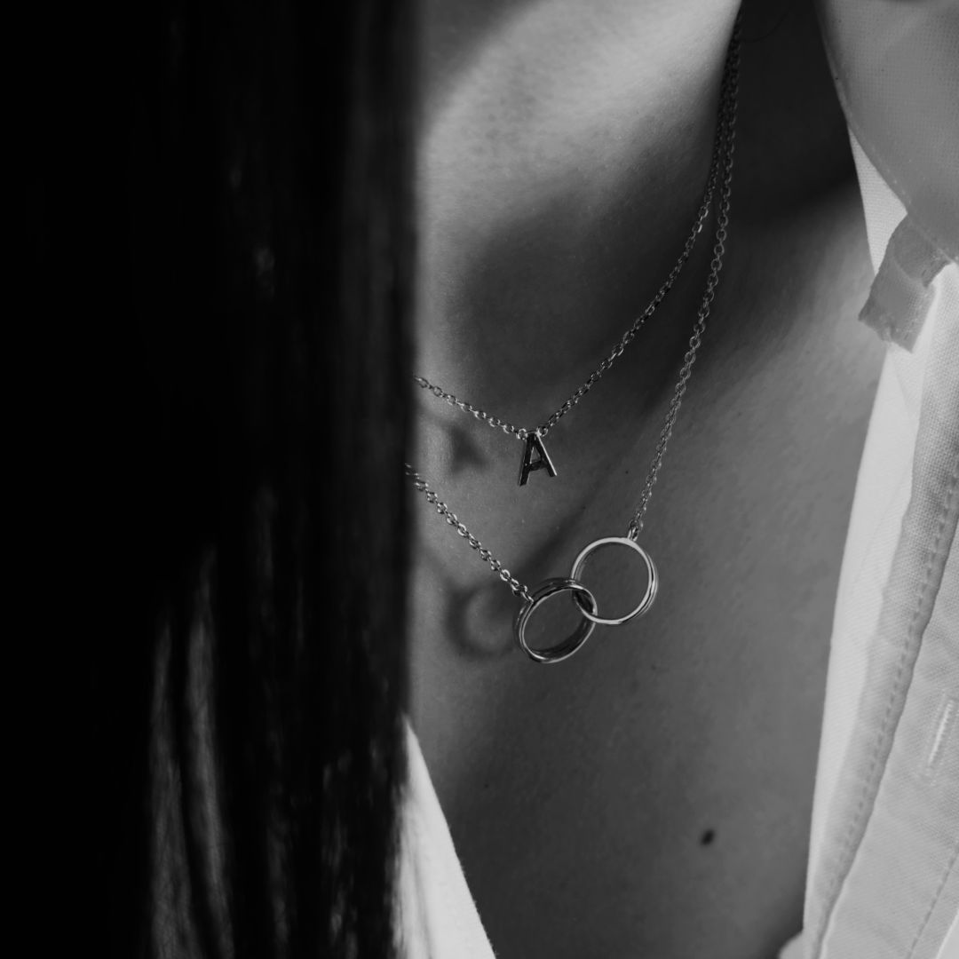 Колье с кольцами из коллекции ETERNITY
