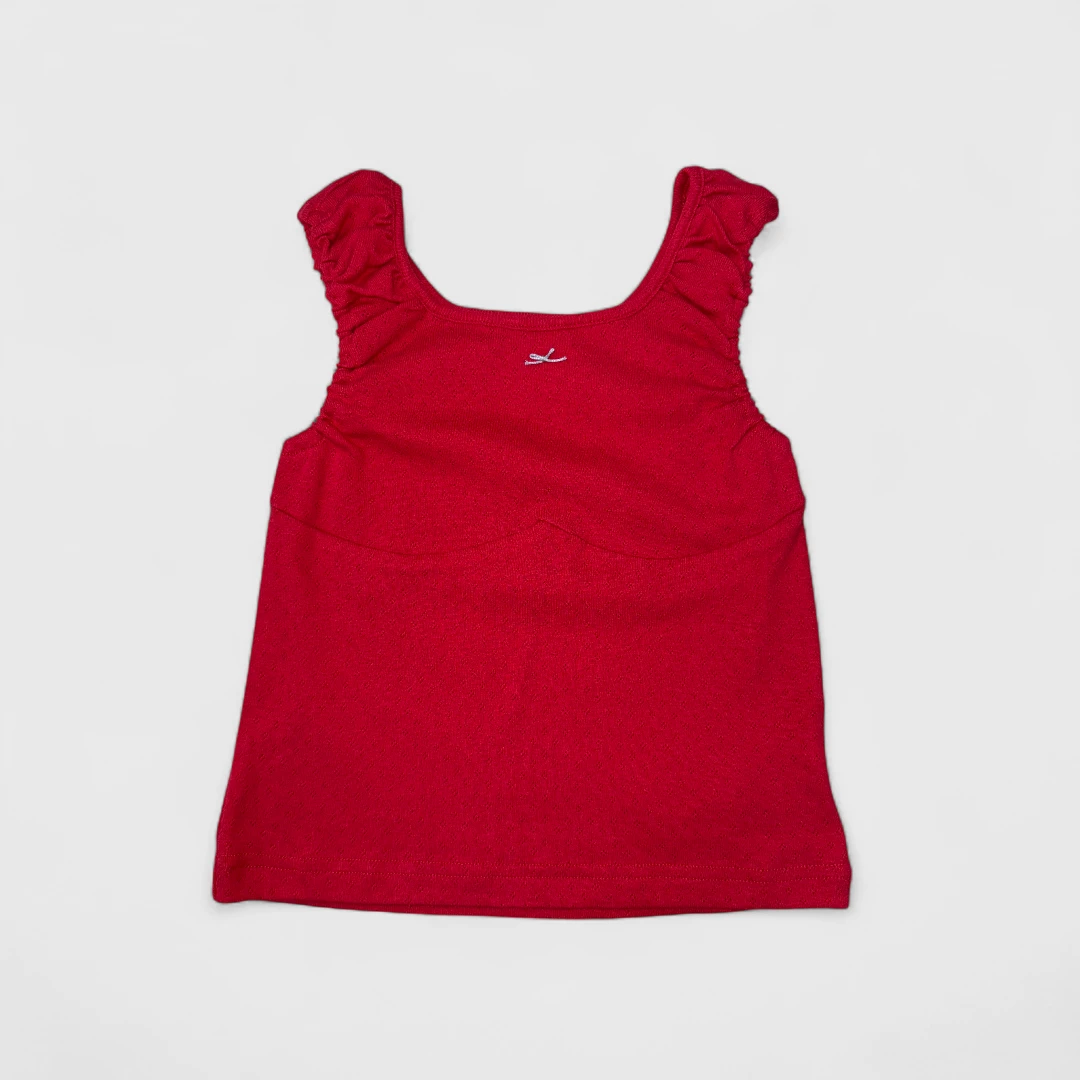 Красная майка для девочек