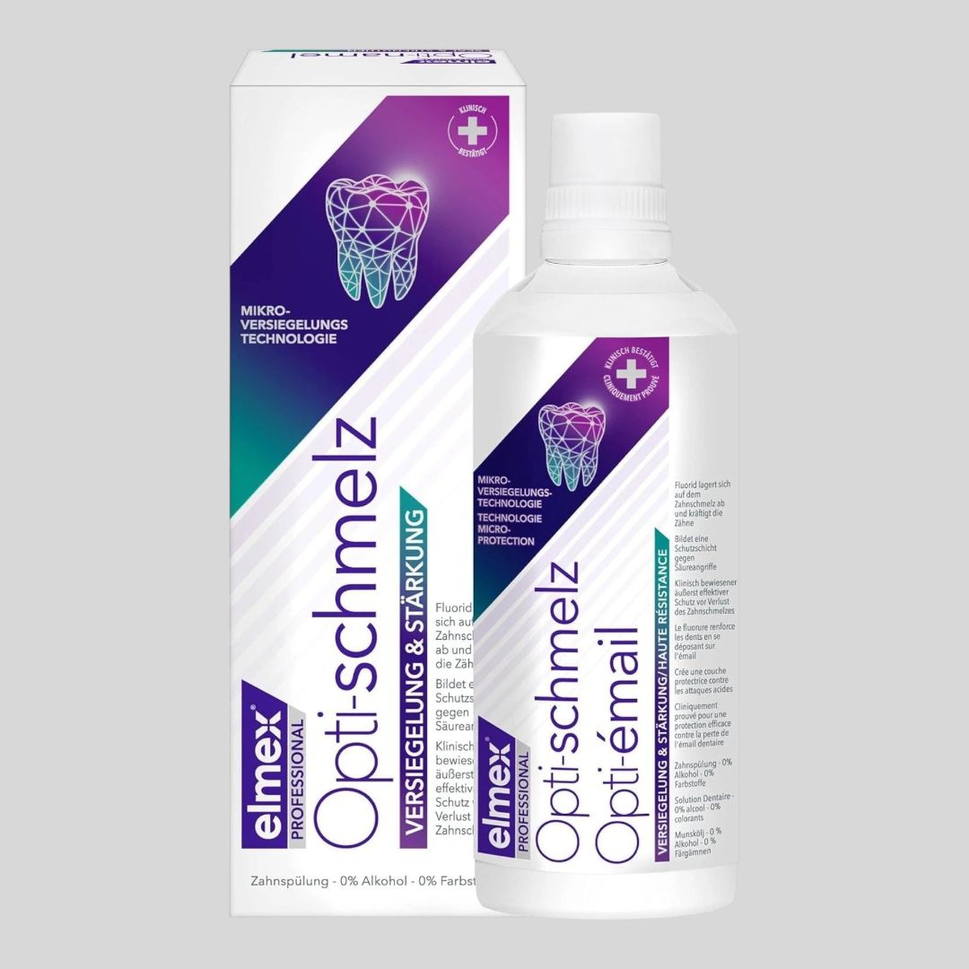 ОПОЛАСКИВАТЕЛЬ ELMEX PROFESSIONAL OPTI- SCHMELZ, 400 МЛ