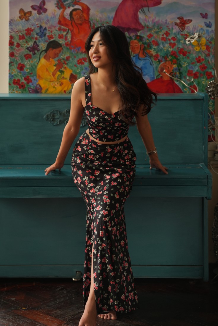 Astora set with floral print