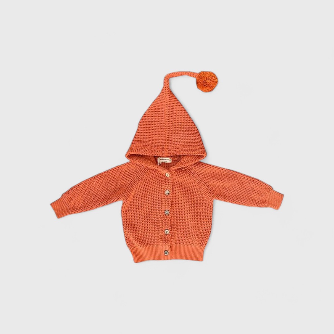 Kардиган с эльфийским капюшоном