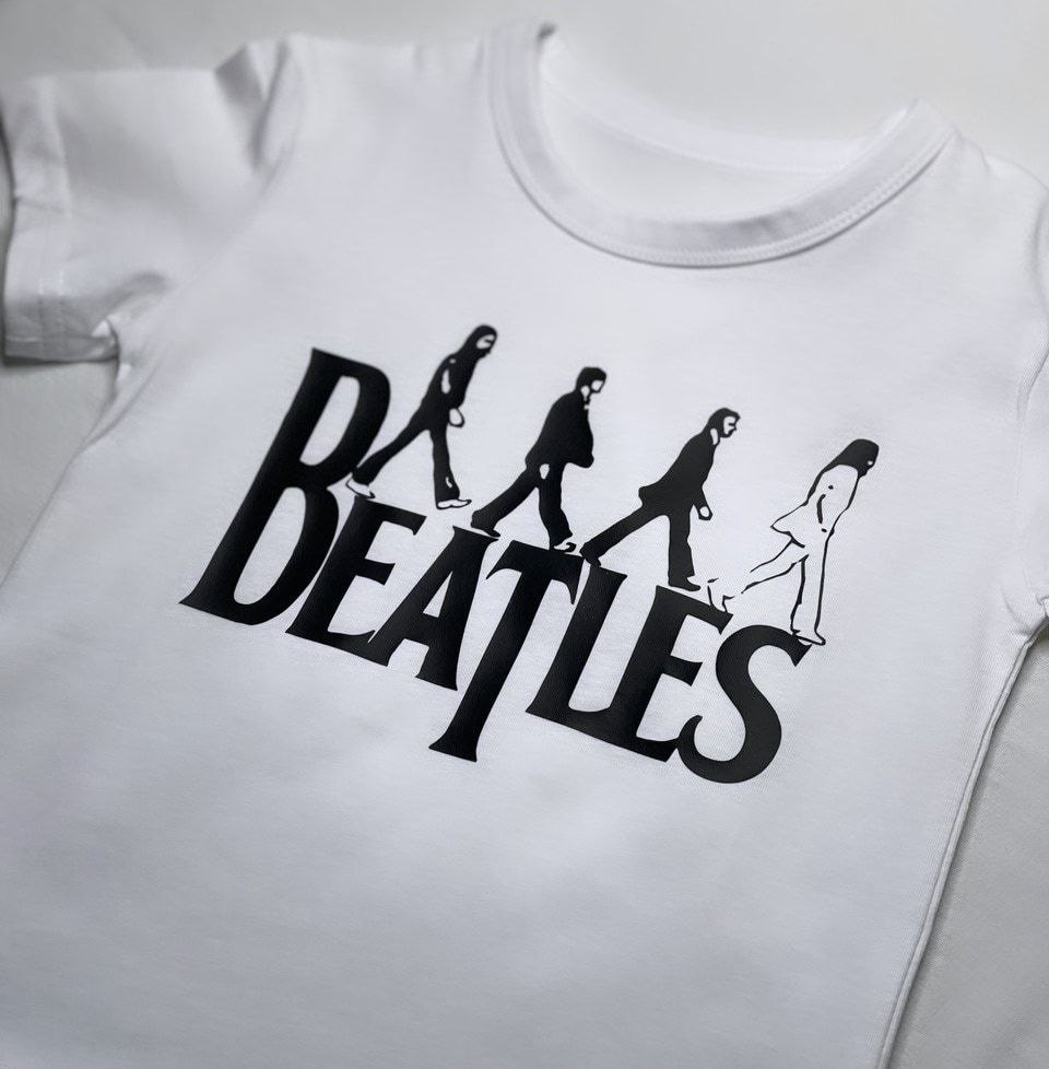 Beatles белая футболка