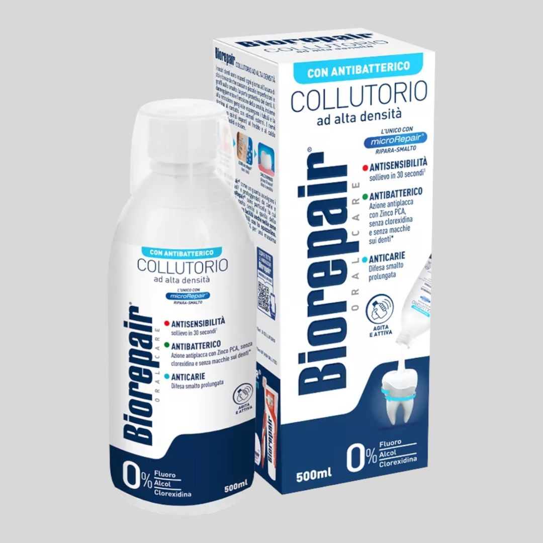 ОПОЛАСКИВАТЕЛЬ BIOREPAIR HIGH DENSITY 3В1 ДЛЯ КОМПЛЕКСНОГО УХОДА ЗА ПОЛОСТЬЮ РТА, 500 ML