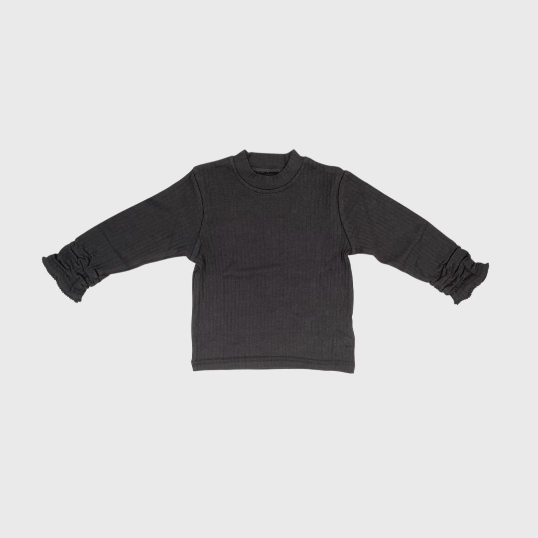 Темно-серый лонгслив