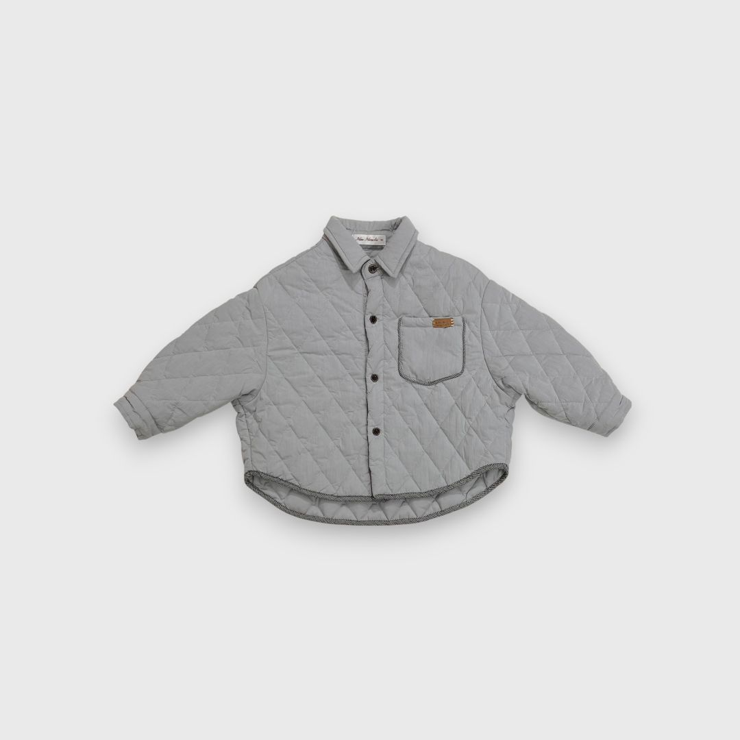 Серая куртка с коротким рукавом