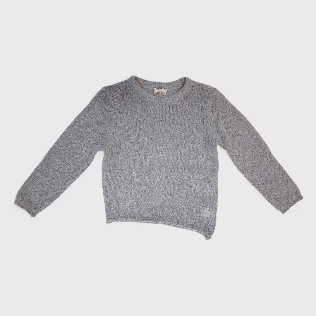 Серый свитер из шерсти