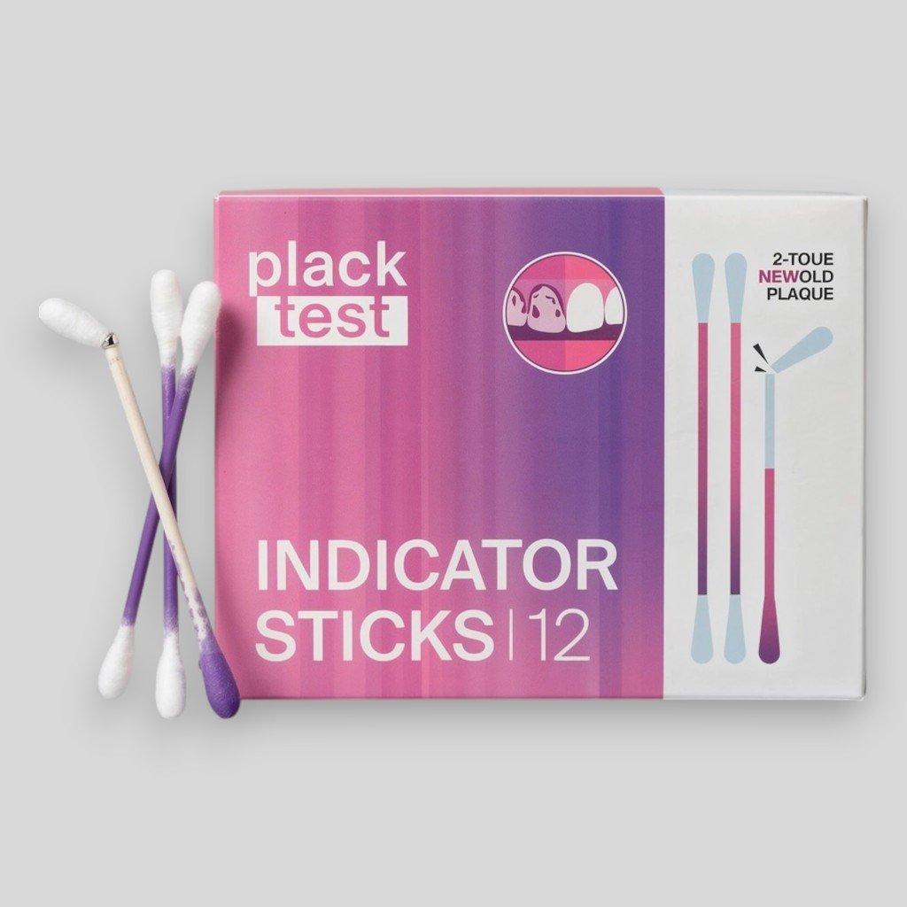 Палочки для индикации зубного налета Plack Test, 12 шт