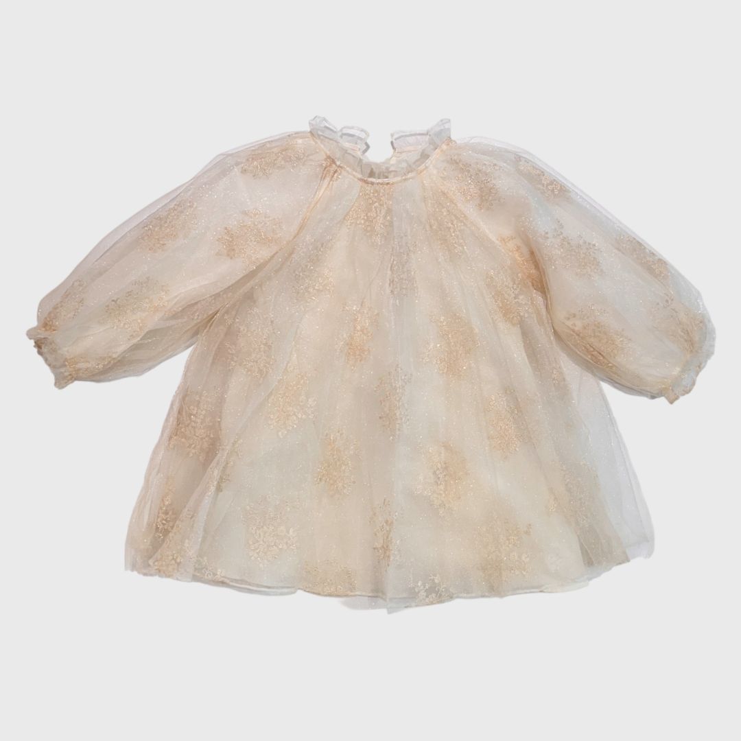 Айвори платье органза