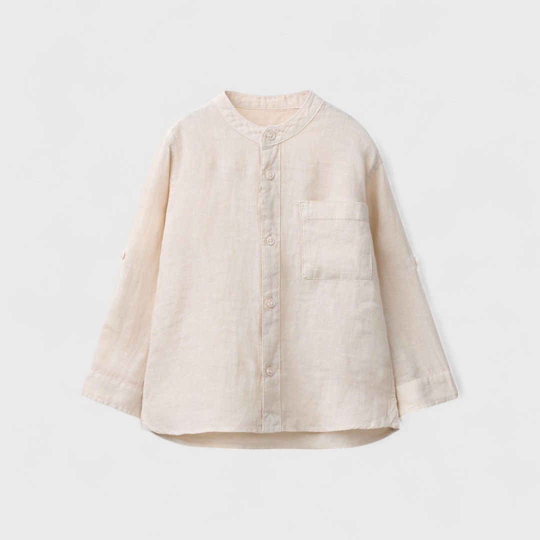 Zara Бежевая рубашка