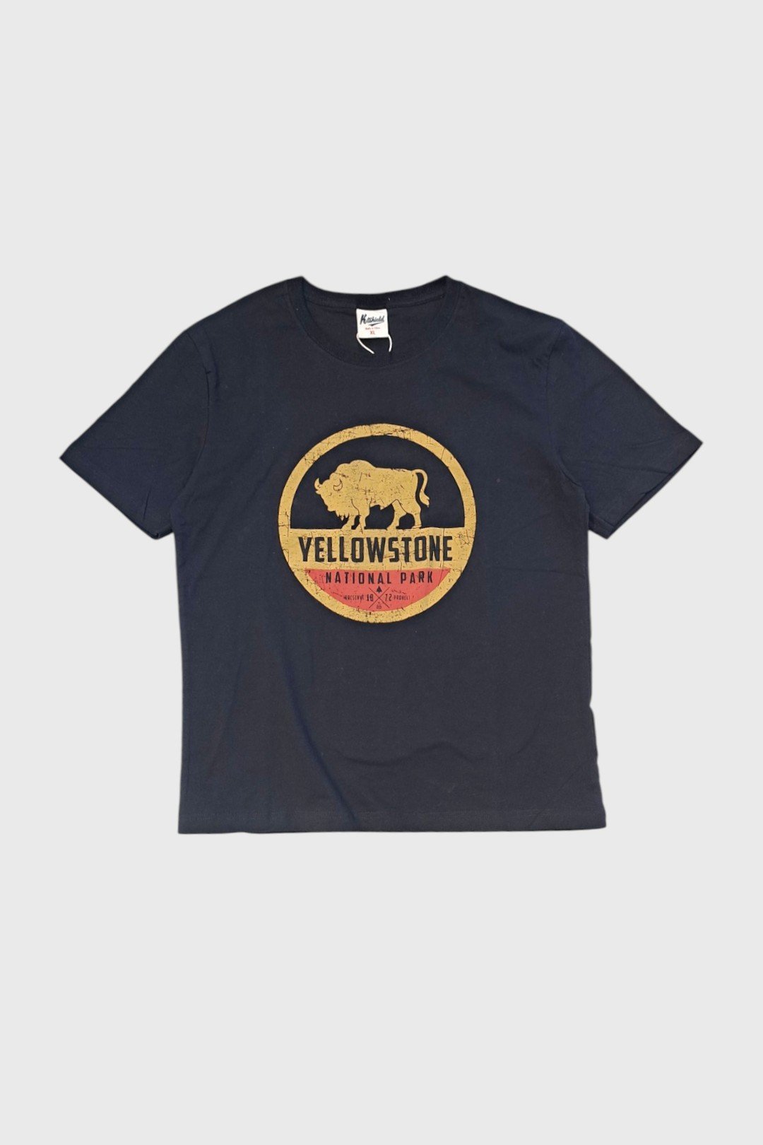 Черная футболка Yellowstone National Park