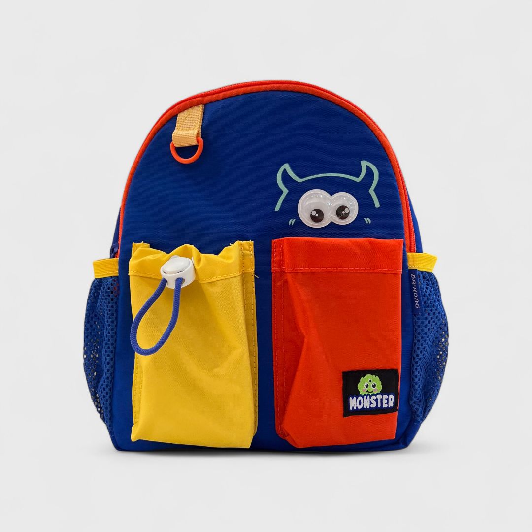 Синий рюкзак Monster с карманами
