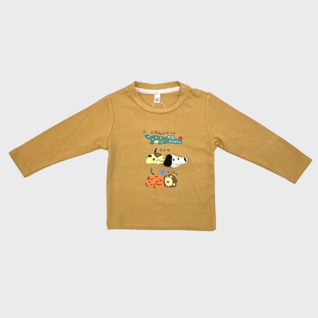 Желтый лонгслив