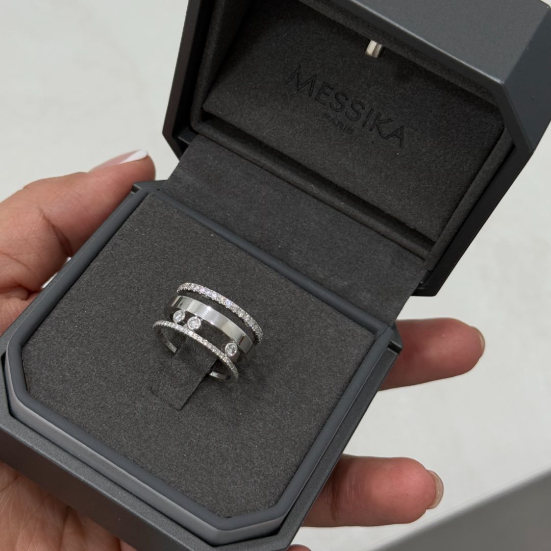 Кольцо Messika из белого золота