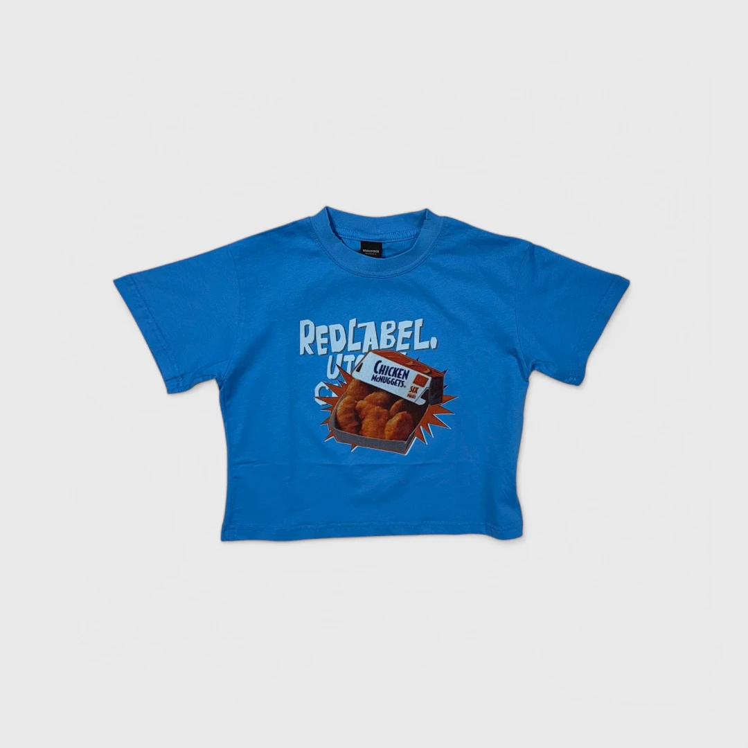 Голубая футболка Redlabel