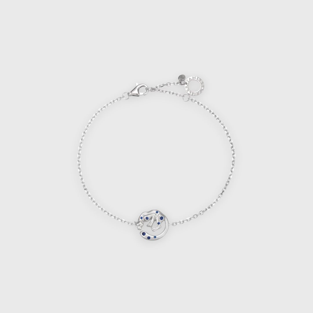 Браслет синими циркониями из коллекции ETHNO