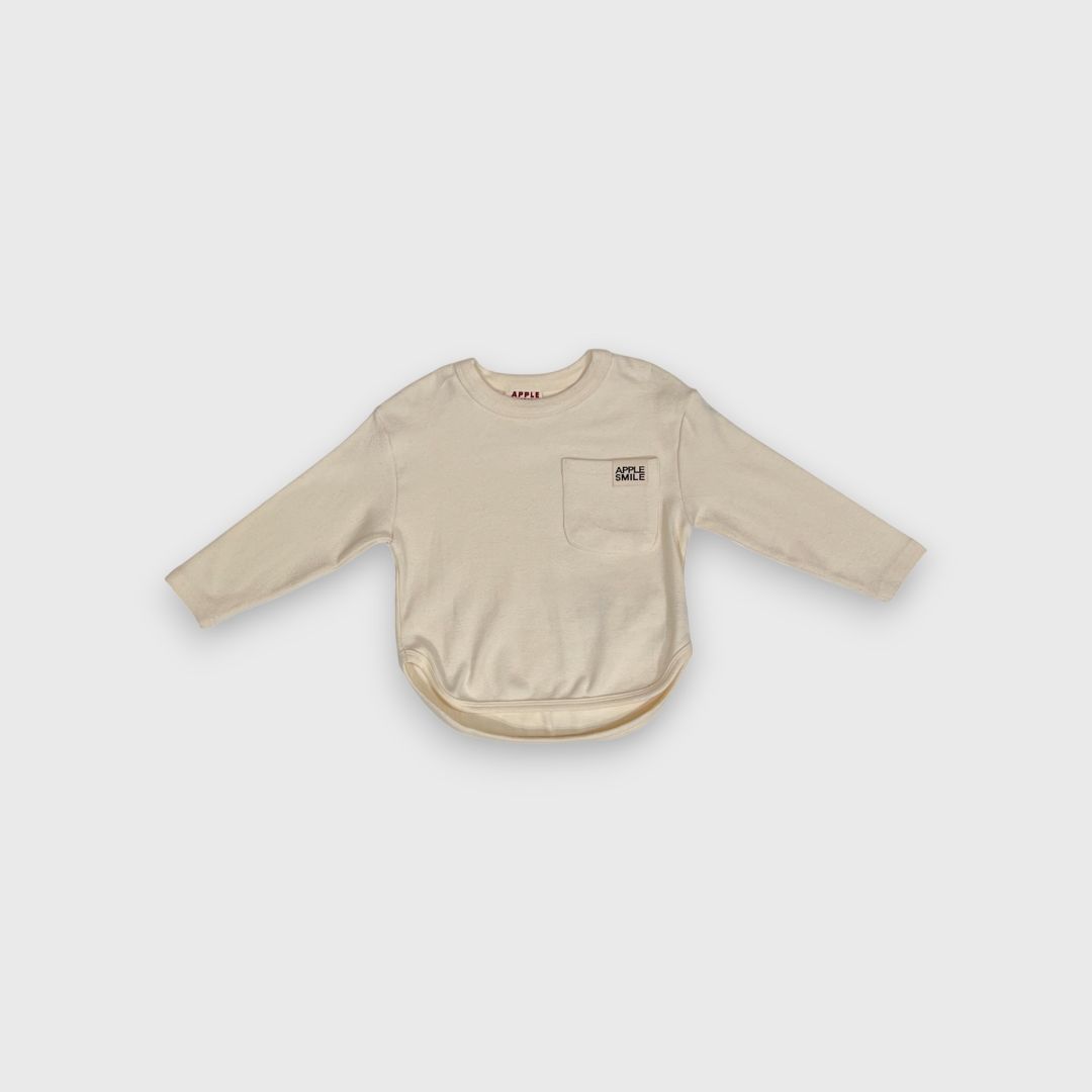 Бежевый свитер Apple Smile