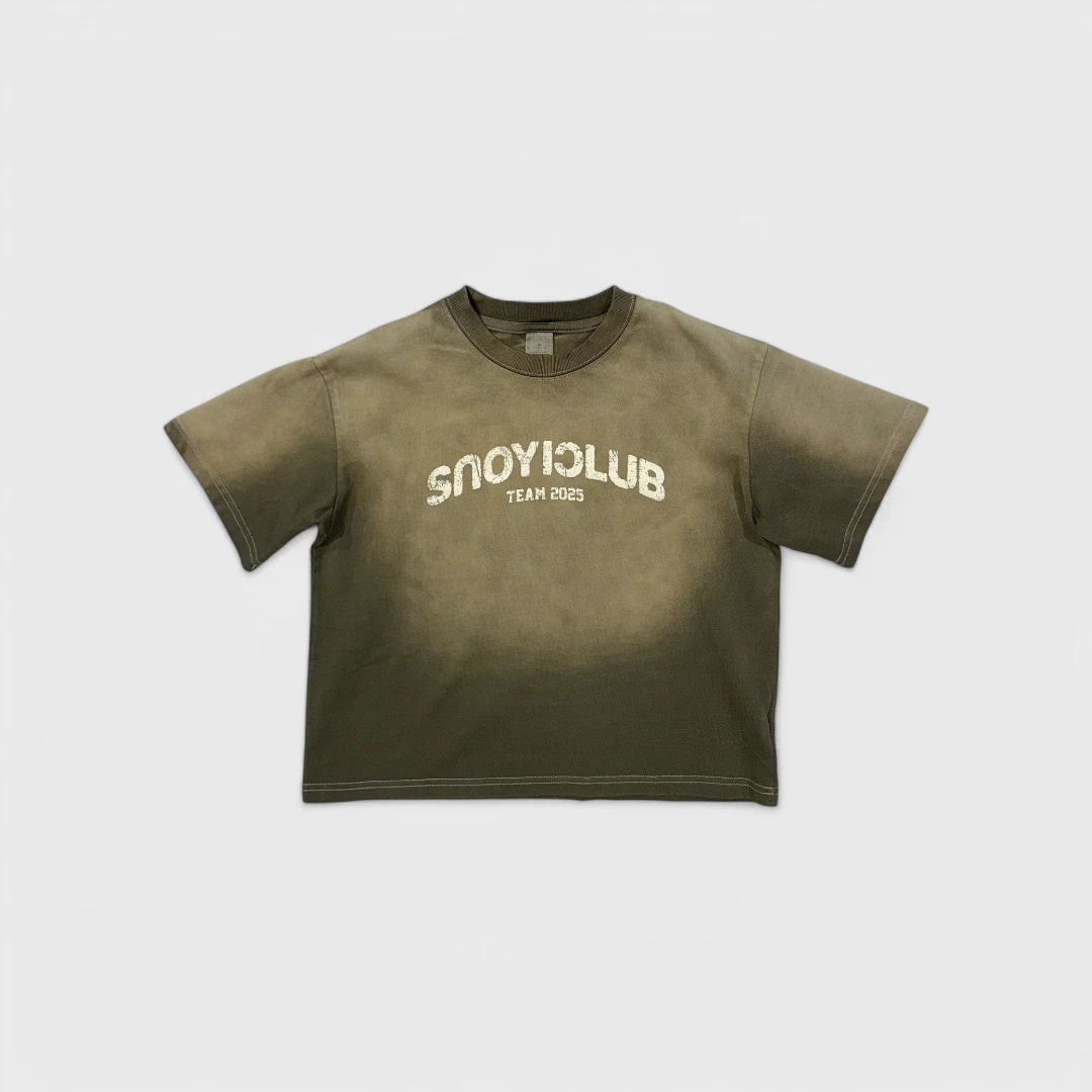 Оливковая футболка SnoYiClub