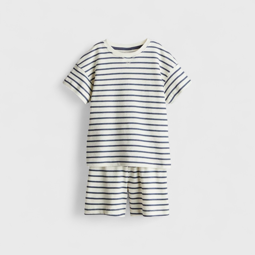 H&M полосатый комплект