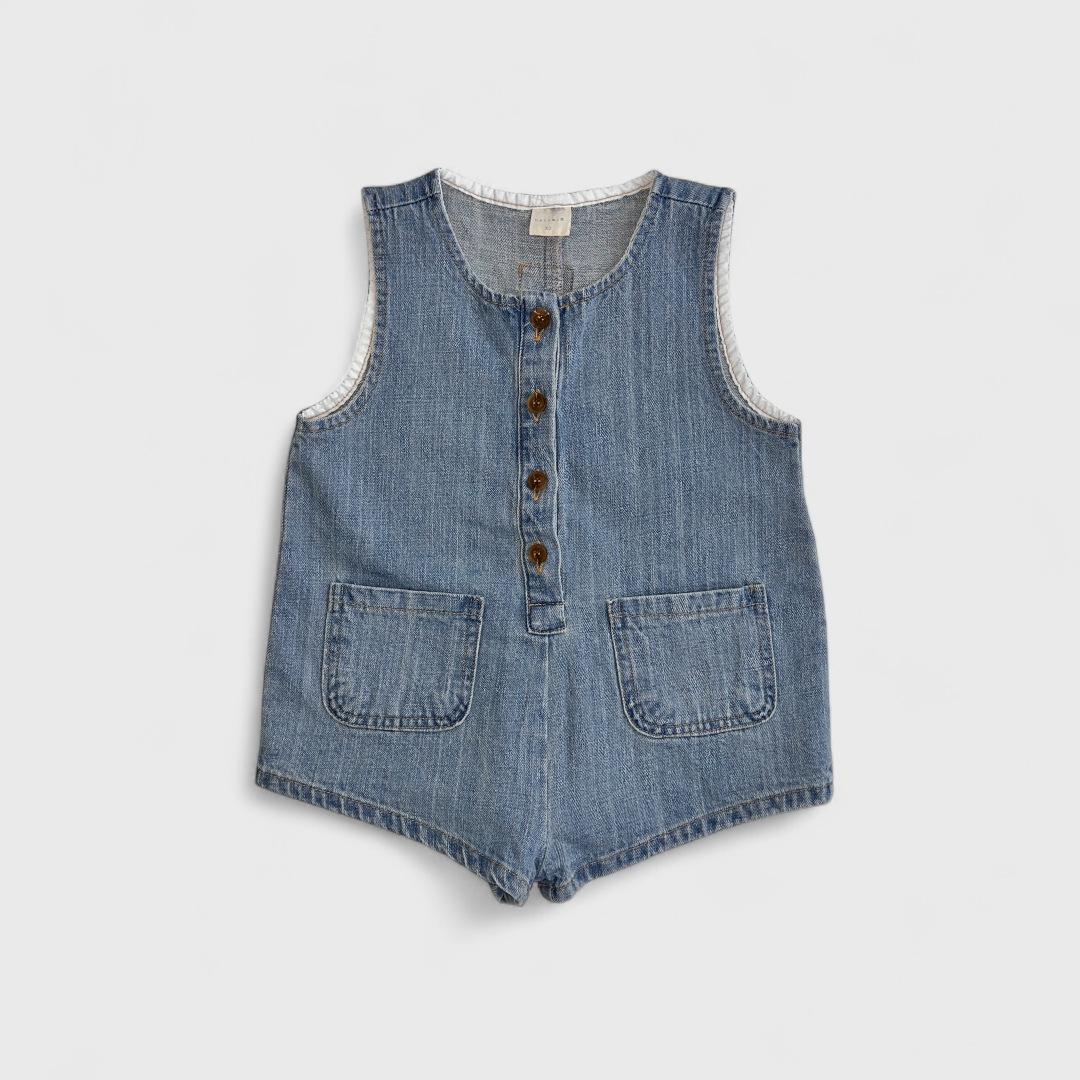 Джинсовый комбинезон