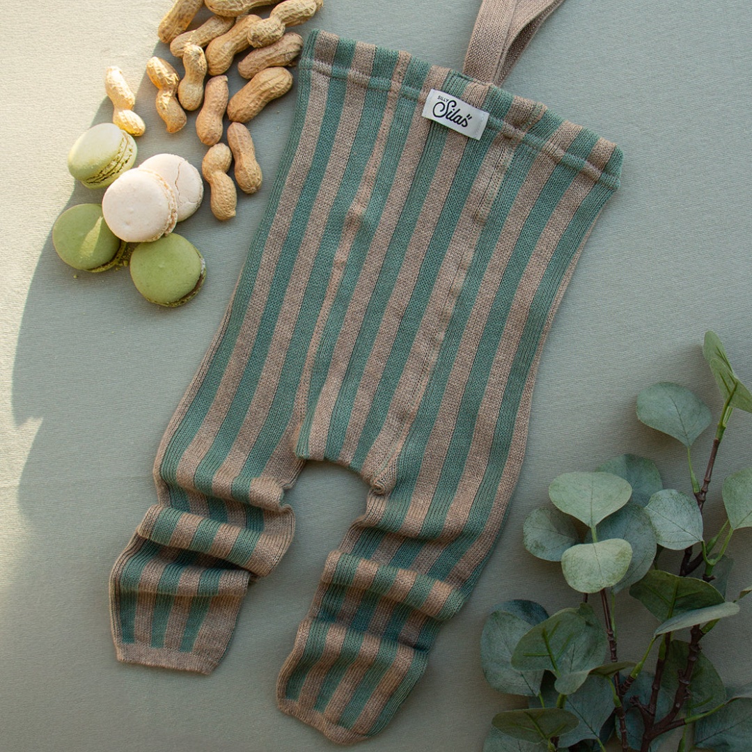 Footless Special Matcha x Peanut Striped от Silly silas ( Швеция)