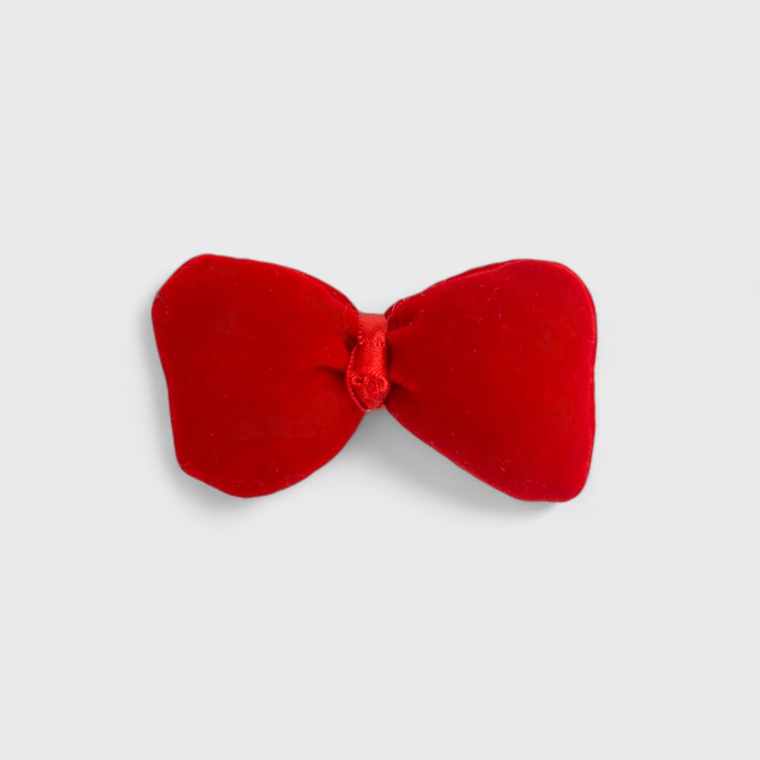 Красные и черные бантики для волос