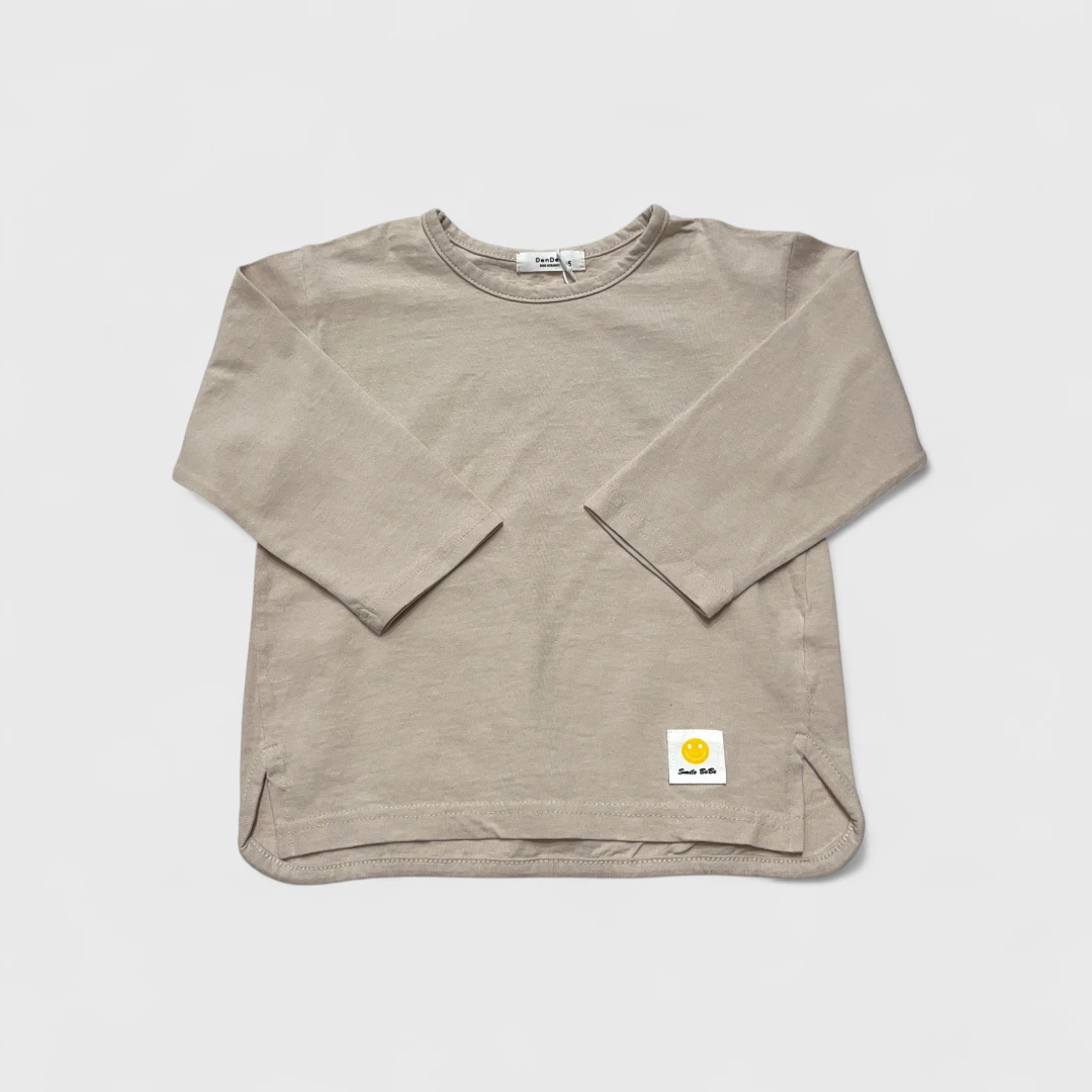 Бежевый лонгслив Peach Kids