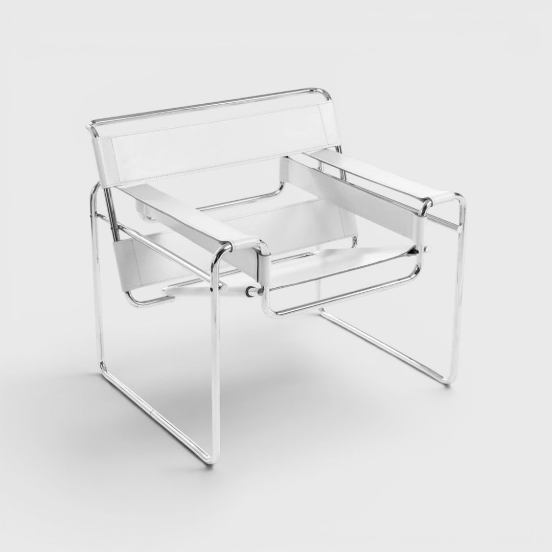 White Wassily Chair