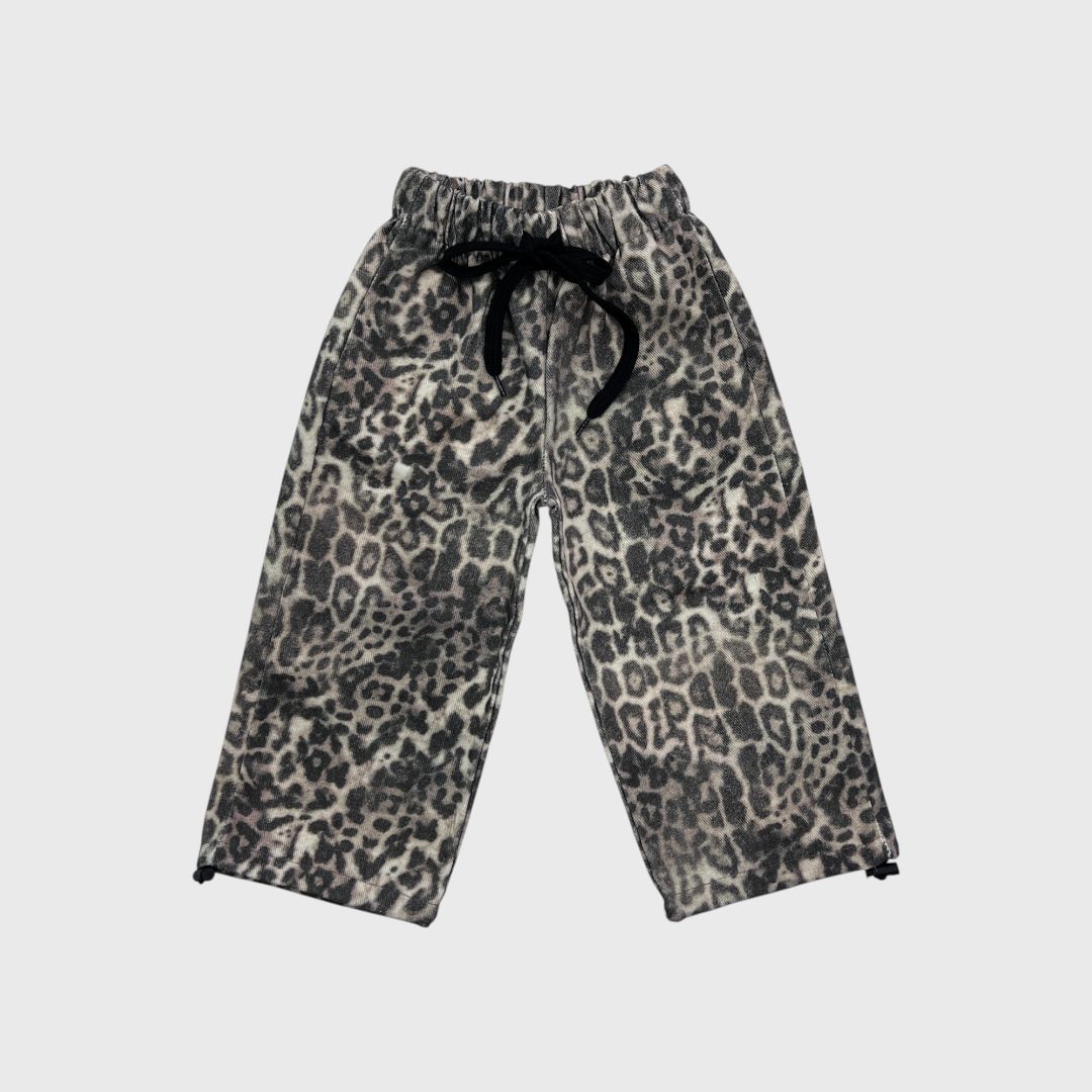 Брюки с леопардовым принтом