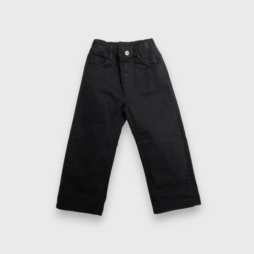 Черные брюки из хлопка