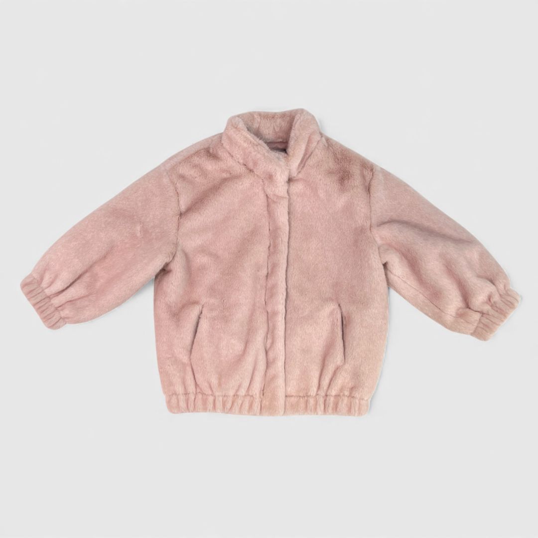 Розовая куртка для девочек