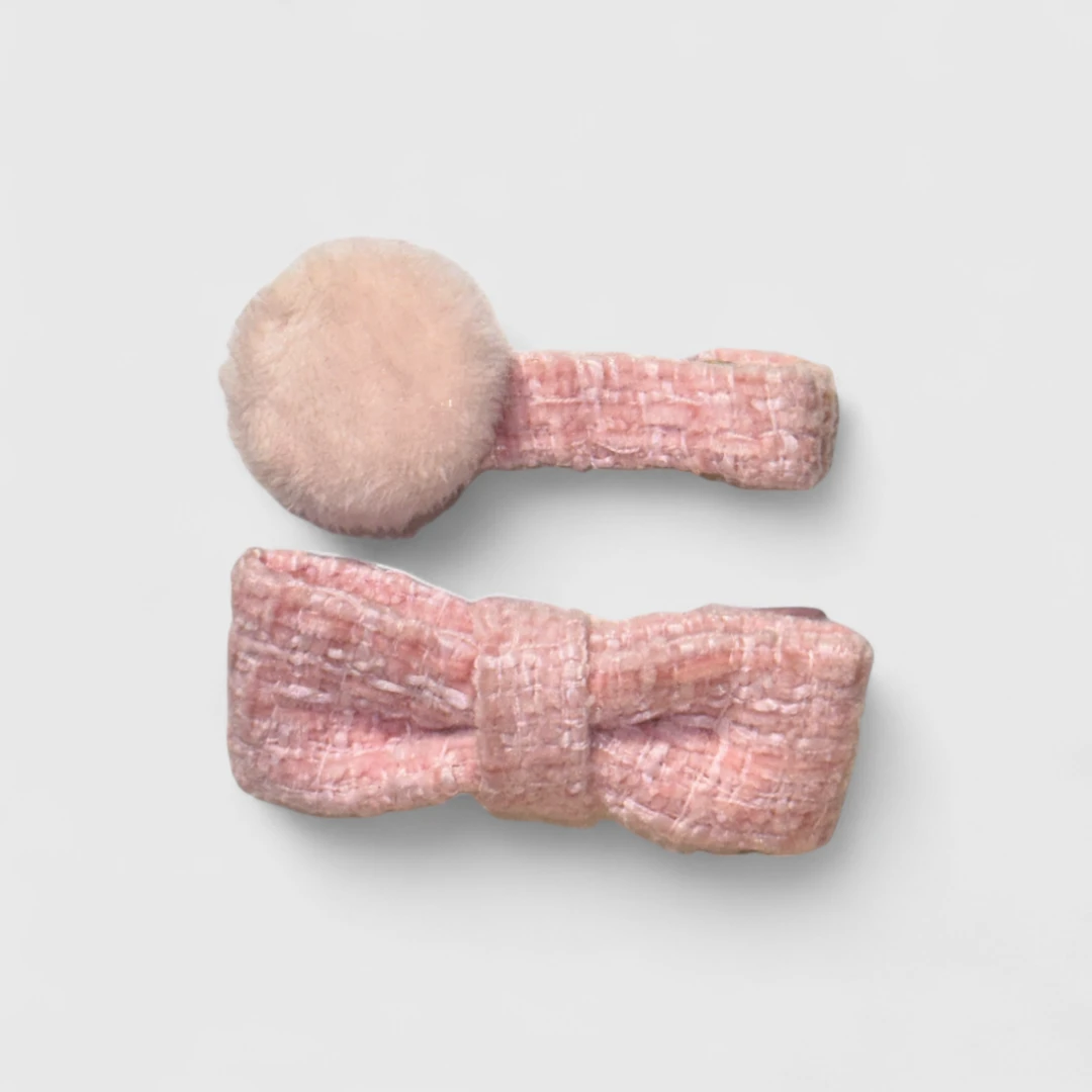 Розовые аксессуары для волос C+Bonnie