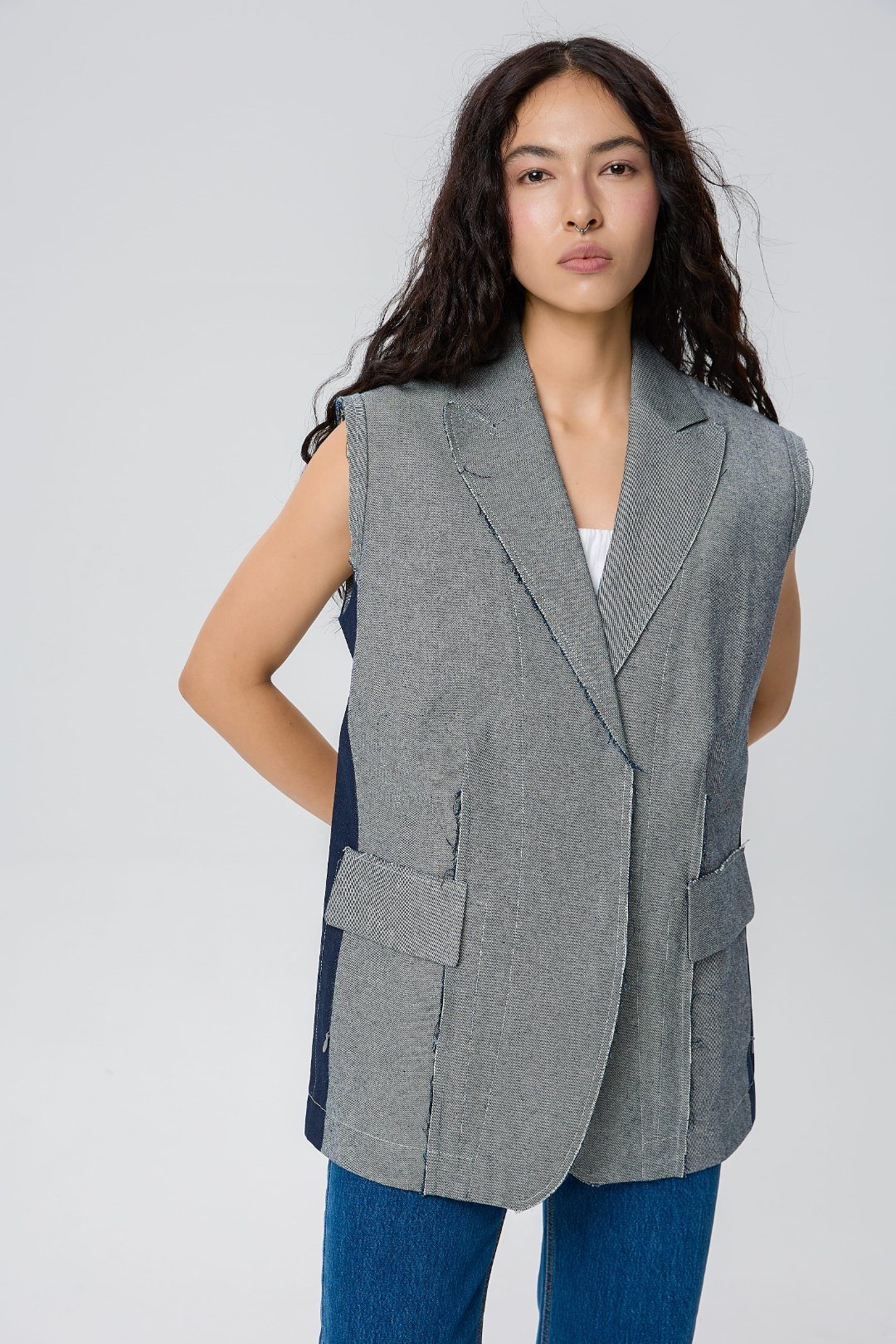 Julz Straight Denim Vest