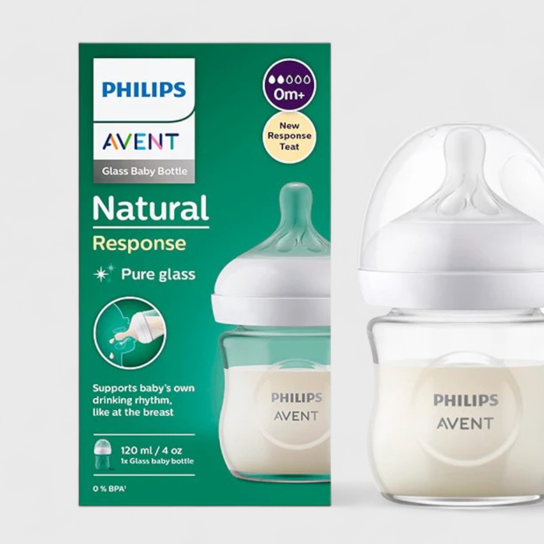 Philips стеклянная бутылочка Avent Natural Response, 120 мл