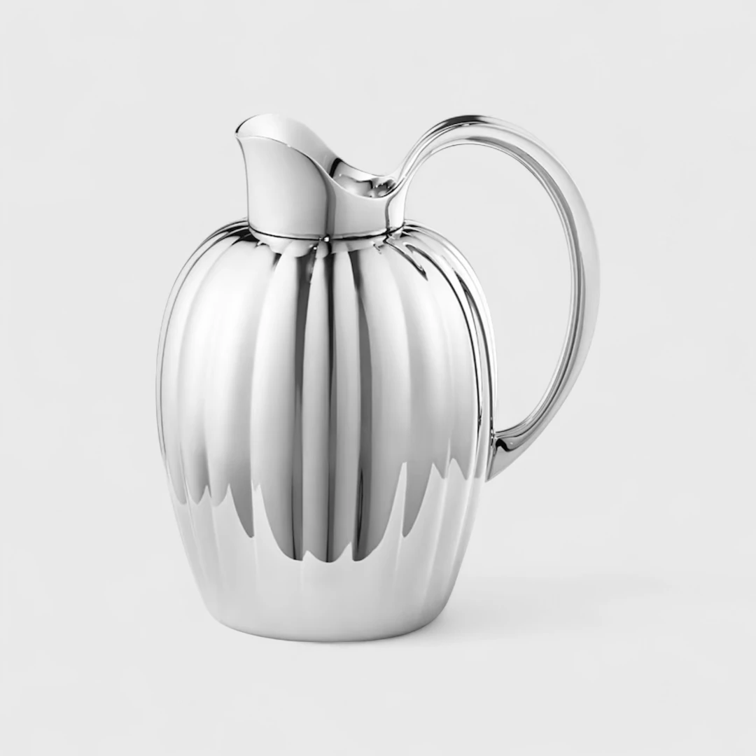 Silver Modern Coffee Creamer