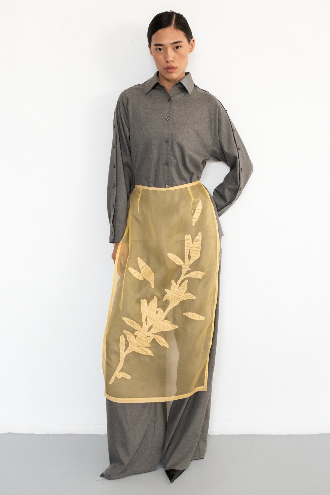 Zila Organza Apron Skirt