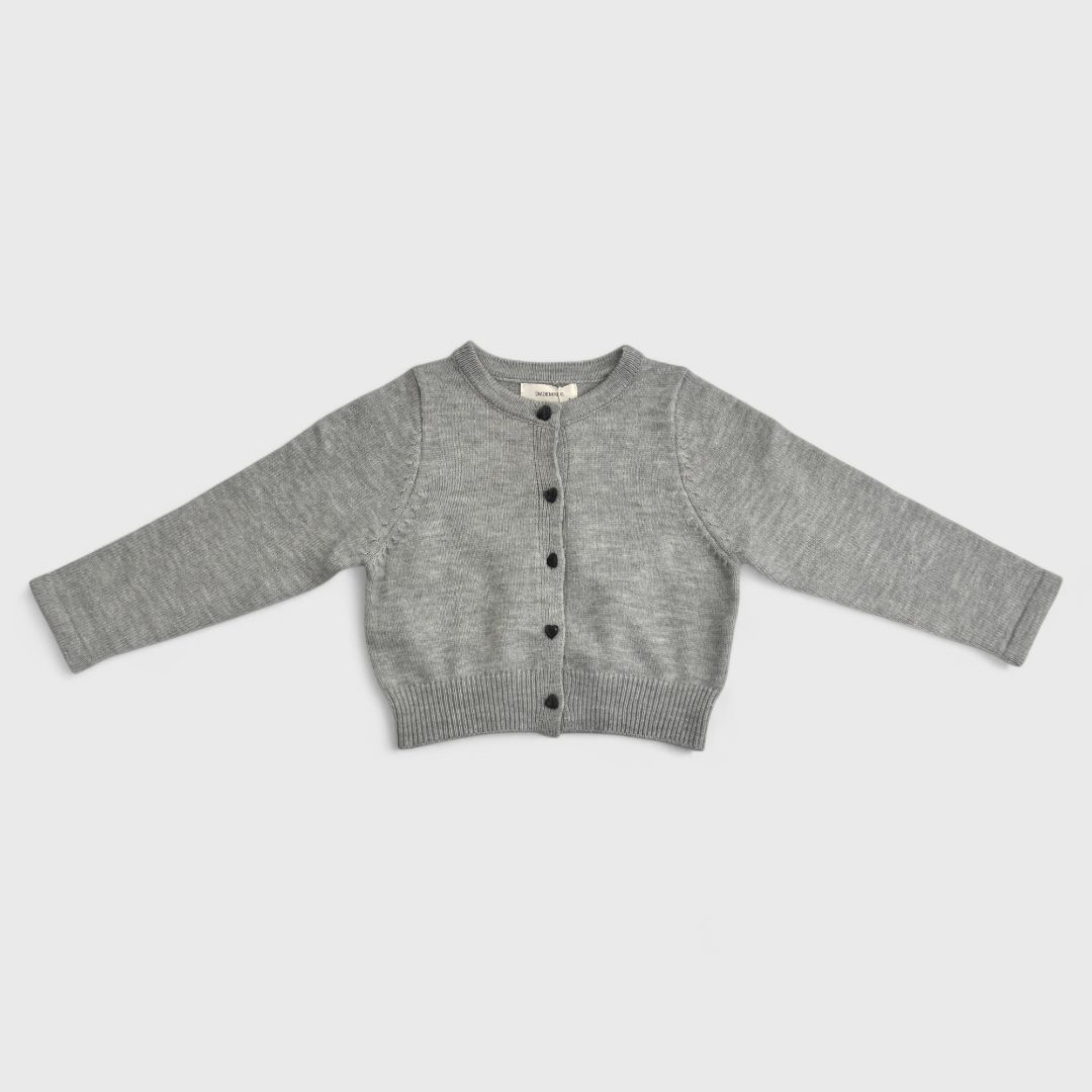 Серый кардиган