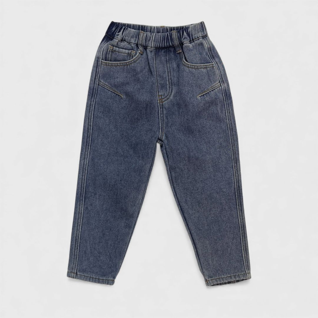 Джинсы темно-синие для девочек