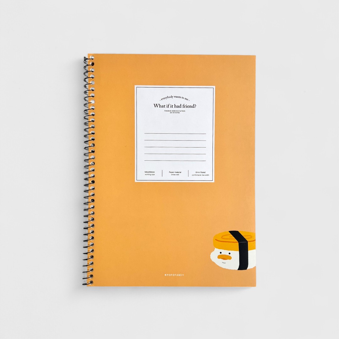 Блокнот на спирали - 80 листов (3 расцветки)