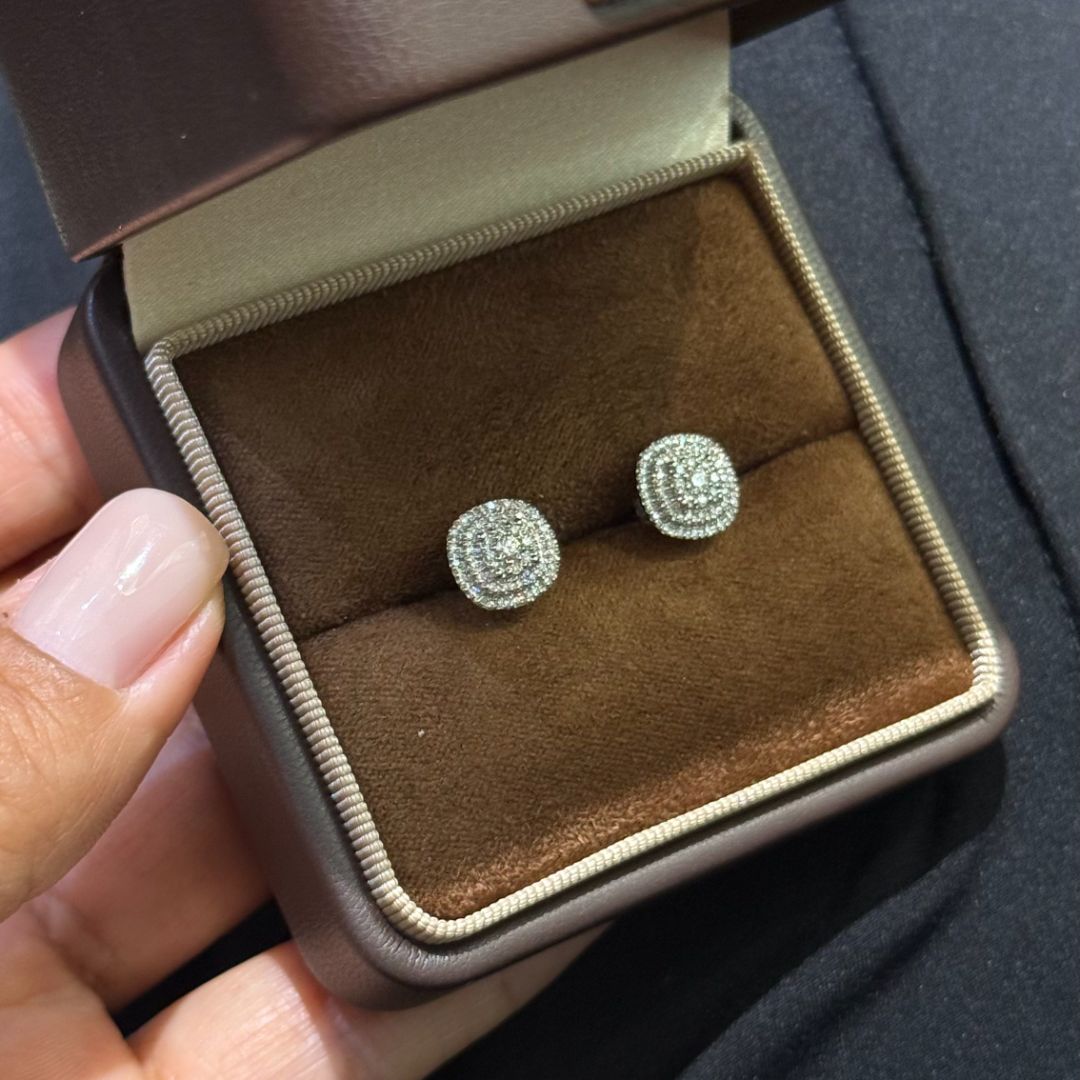 Золотые серьги 