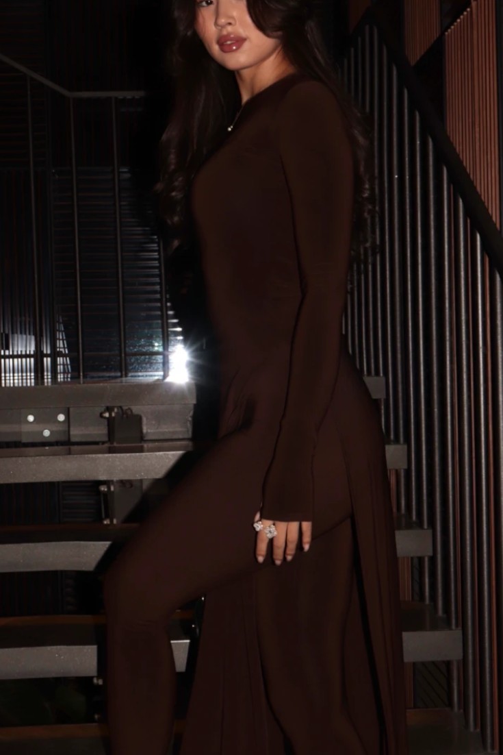 Dzhokonda set in choco colour