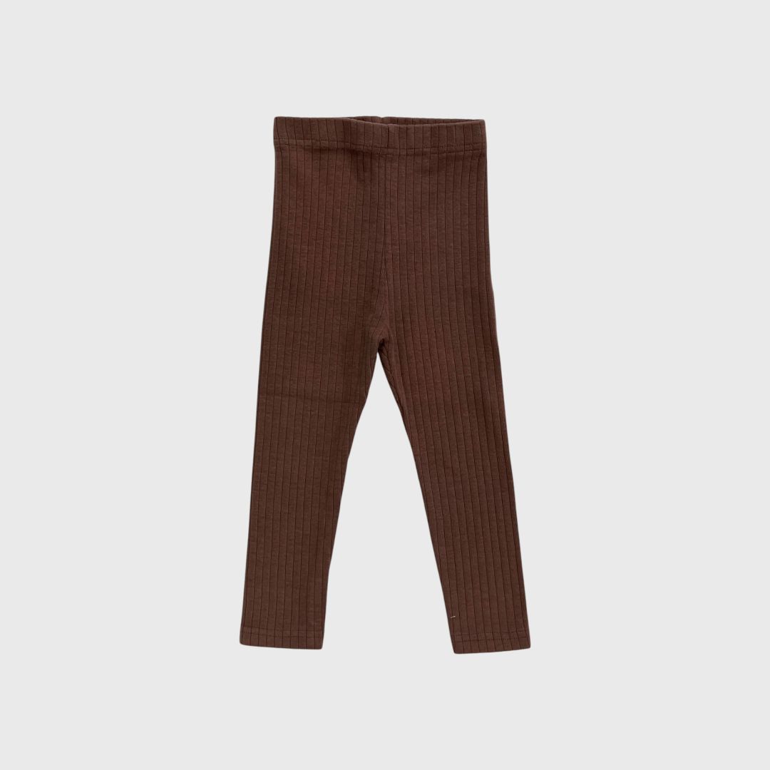 Коричневые леггинсы для девочек