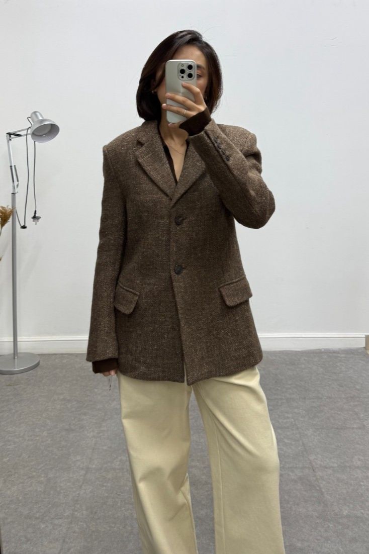 Кэмел пиджак из драпа