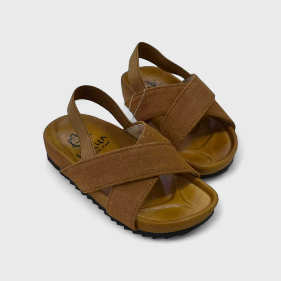 Коричневые сандалии