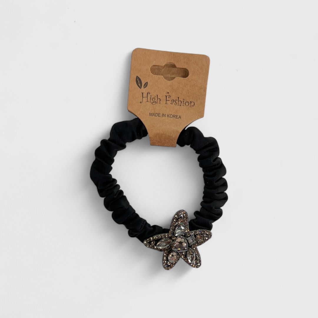 Резинка для волос с цветком